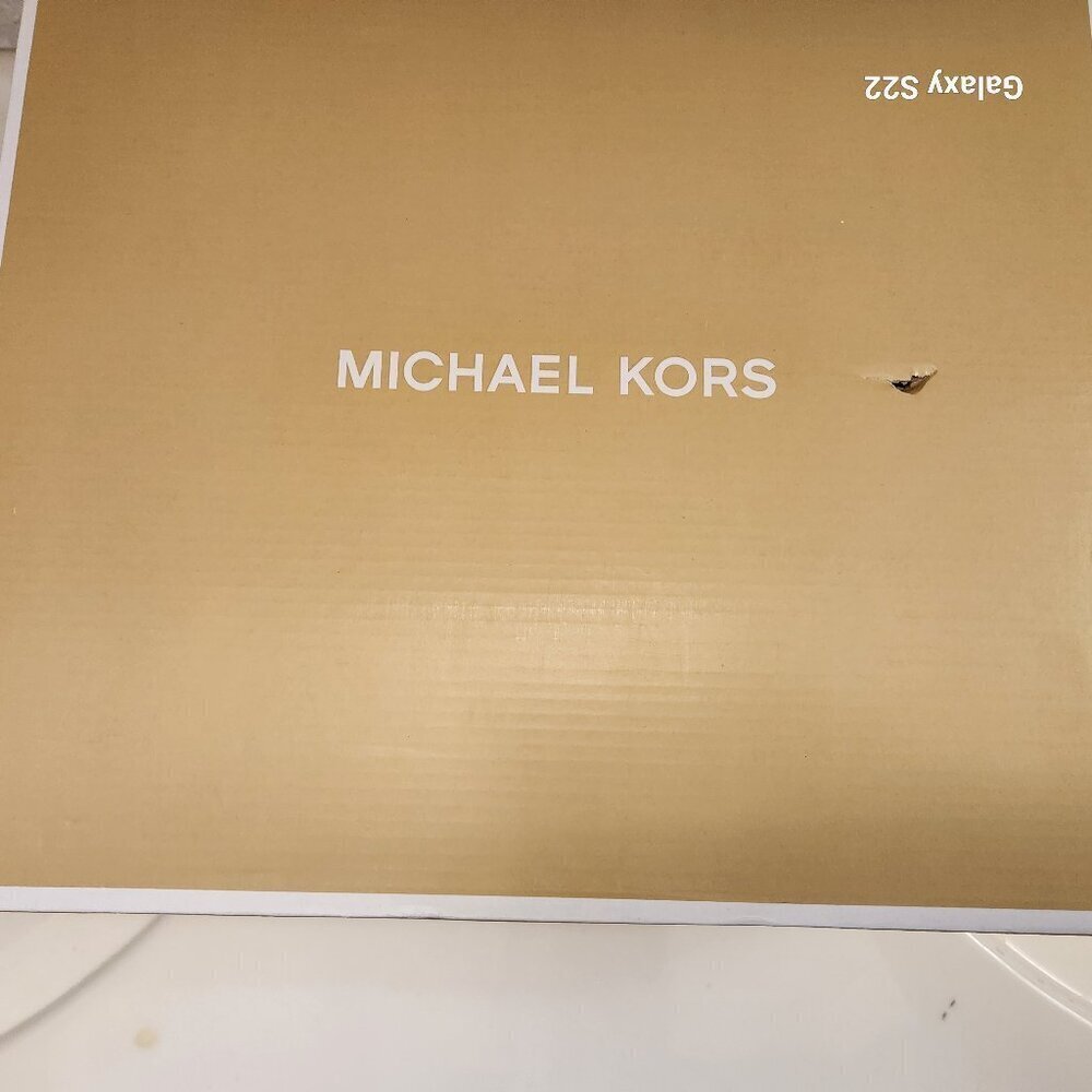 Michael Kors Evaline Almond Toe High Heel Booties Black / Signature Size 10. NIB - Picture 10 of 10